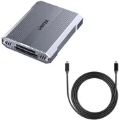 UTK Čitalnik kartic CF Express, SD/microSD, USB-A