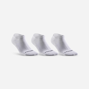 Čarape za tenis RS 100 3 para niske bijele