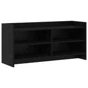 Vidaxl TV omarica 100 x 33 x 47 cm Črni hrast Inženirski les