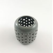 MAISON ADORABLE Keramicki svecnjak ZVEZDICA 10 cm, Sivi