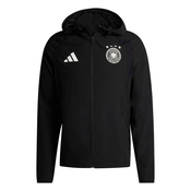 ADIDAS PERFORMANCE Športna jakna Germany Tiro Travel Full Zip črna
