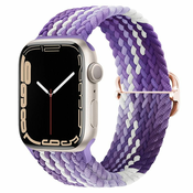 BStrap Elastic Nylon pašček za Apple Watch 38/40/41mm, grape
