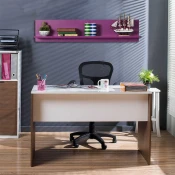 Hanah Home Zidna polica Raf-11-Uu-1, 120x25x20 cm, Ljubicasta