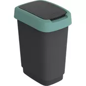 Rotho Rotho TWIST smetnjak 10L - kremno zelena, švicarska kvaliteta