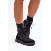 Womens snow boots Progress PROGJ-24-157 Black
