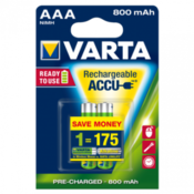 VARTA Longlife Punjiva baterija, AAA (LR3), 800 mAh, 2/1
