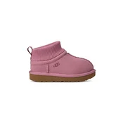 UGG snežni čevlji zimski otroški semišasti CLASSIC ULTRA STRETCH CUFF