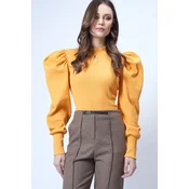 Trend Alacati Stili Ženska bluza dugih rukava Alc-X13069, Žuta