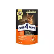 CLUB4PAWS CAT TELETINA V OMAKI 85G