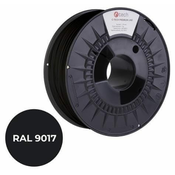 C-TECH Print string (filament) PREMIUM LINE, PA6, transportna crna, RAL9017, 1.75mm, 1kg
