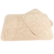Priresa Kopalniška preproga, Nedrseča podloga, 100% Bombaž, Vpojna podloga (60 x 100 + 50 x 60 cm) | STONECOFFEE
