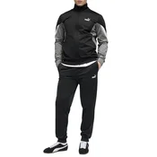 Puma trenerka Essentials Block Poly za muškarce, crna sa sivim detaljima