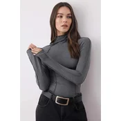 Trendyol Milla ženska bluza Twoaw26Bz00178, Antracit-Siva