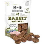 BRIT Meat Jerky Coins Zajec - priboljšek za pse, 80g