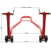 WILTEC Zadnje stojalo za motorna kolesa 450kg – univerzalno, (20751331)