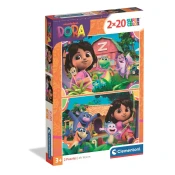 Clementoni - Puzzle 2x20 Dora - 40 - 99 kosov