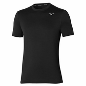 Mizuno Impulse Core Short Sleeve Shirt, Black - L