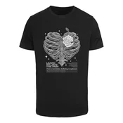 Mens T-shirt Heart Cage black
