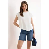 Trendyol Milla Ženska majica TWOSS26TS00253, Bela