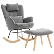 Homestar Gugalnik s podnožjem 705x1015x995 cm temno siva