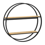 Zidna polica SHELF, precnik 62,5 cm, hrast
