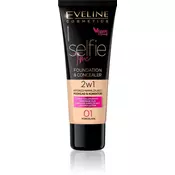Eveline Tecni puder Selfie Time 01  Porcelan 30ml