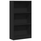 Regal za knjige crni 60x24x109 cm od konstruiranog drva