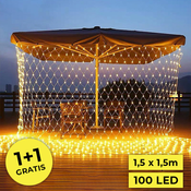 Okrasna mreža z LED lučkami (1 + 1 GRATIS) - Netlights