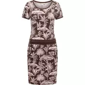 Ragwear Poletna obleka Baomi Tropic Youmodo kremna/temno rjava
