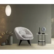 ATELIER DEL SOFA Fotelja Caprice White Black