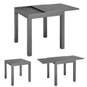 Homestar Vrtna miza Laki 70x70 cm siva