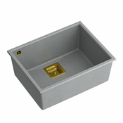 granitni umivalnik DAVID 50 Grey Metallic