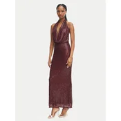 Bardot Cocktail obleka Nola 59814DB2 Bordo rdeča Slim Fit