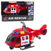 slomart LEAN TOYS Gasilski helikopter z dvigalom, luči, zvoki