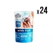 Frendi kesica za macke riba 100g x24 komada ( 5776 )