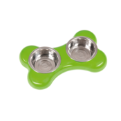 The Bone Bowl Dog Green