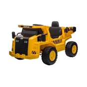 Dječji električni automobil Kamion CAT 60W/4500 mAh žuta/crna