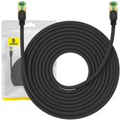 Baseus Braided network cable cat.8 Ethernet RJ45, 40Gbps, 15m (black)