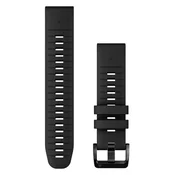 Garmin nadomestni pašček Quickfit 22, silikonski, Black