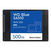 WD Blue SA510 SSD 500GB 2.5inch SATA III, WDS500G3B0A