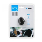 iBOX iBox H-8 pasivni nosilec za mobilne telefone/smartphone, črn, za avtomobilski ventil, šok odporen, horizontalno/vertikalno.