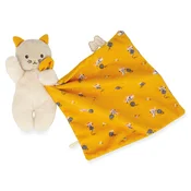 kaloo ninica carré douceur cat yellow