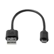 shumee USB 2.0 ProXtend A do Micro B kabel črne barve 30 cm, USB2AMB-0003