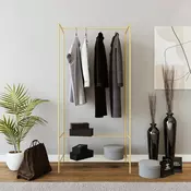 Metalni stalak za odjeću u zlatnoj boji Frankenthal – Kalune Design