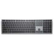DELL KB700 tipkovnica RF bežični + Bluetooth QWERTZ Mađarski Sivo