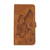 Torbica Butterfly Gem Samsung Galaxy S21 Plus od umjetne kože - brown