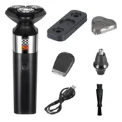 INF Trosrčni 360° električni brivnik 3-v-1 z Type-C polnjenjem 600mAh, (5000287218)