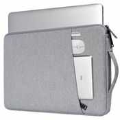 INF Platnena torbica za prenosnik 14,1 in 15,4 palca Grey, (21277716)