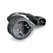 GEM Gembird PC-SFC14M-01 power adapter IEC320 C14 -> SCHUKO (F) on a 15 cm cable