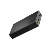 Green Power bank Green Cell GC PowerPlay 20S, 20000mAh, 22.5W PD USB C, hitro polnjenje